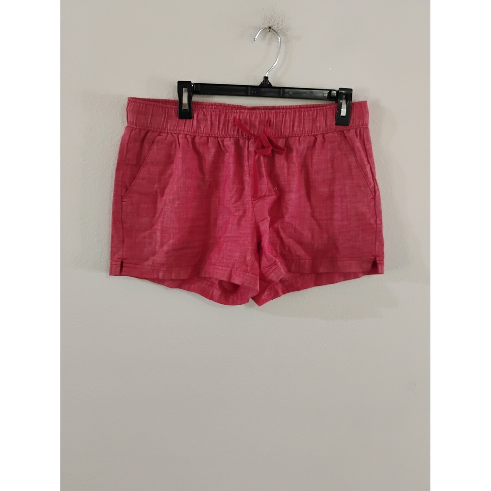 BCG Womens Pink Heathered Athletic Shorts Elastic Drawstring Waist Size Medium